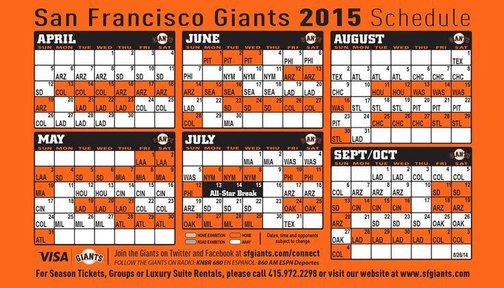 🔥 Free Download San Francisco Giants Schedule Auto Design Tech by ...