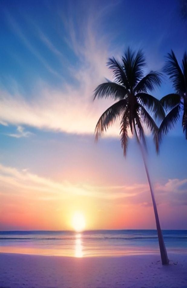 Beach AI Wallpaper HD