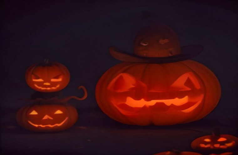 Disney Halloween AI Wallpaper AI Background