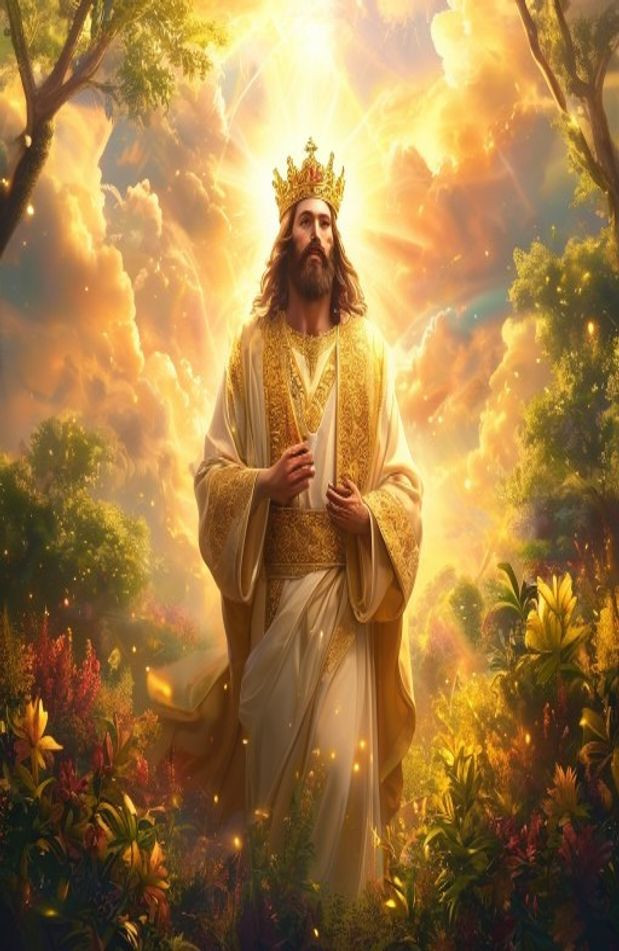 King Jesus AI Wallpaper