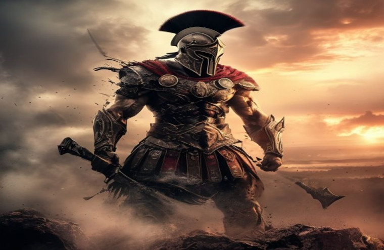 HD Spartan AI Wallpaper