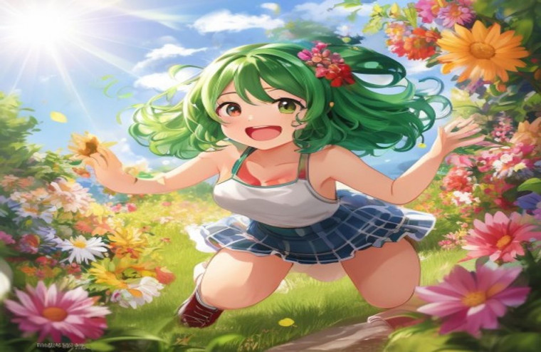 Yotsuba Nakano AI Wallpaper