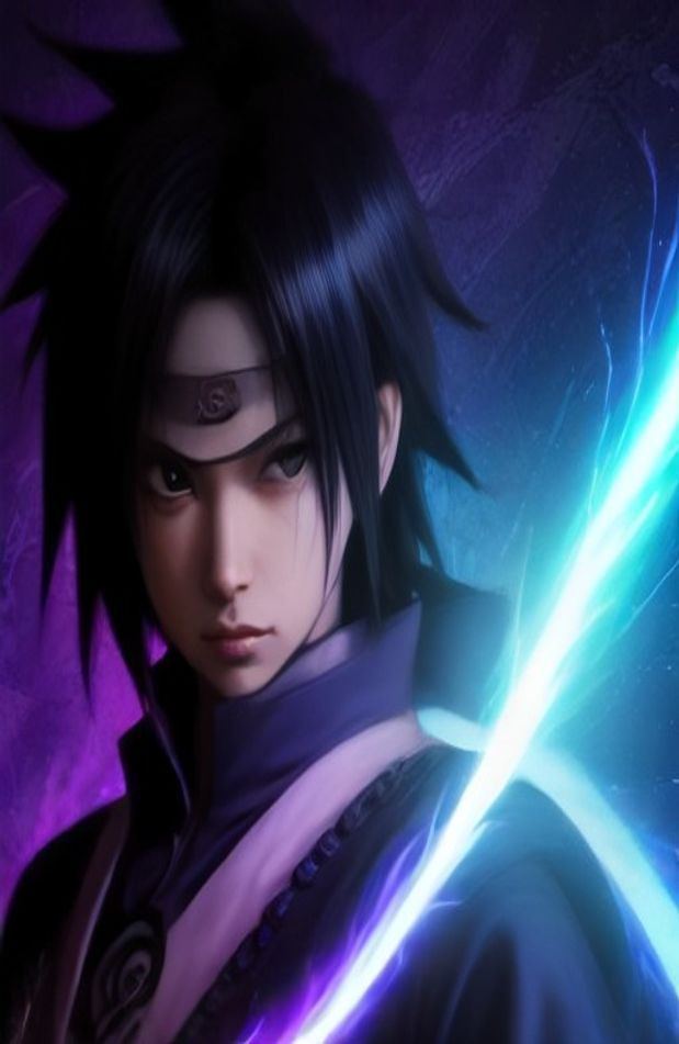 Sasuke Rinnegan AI Wallpaper