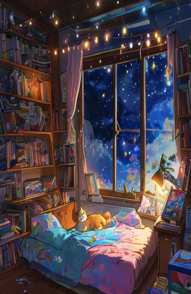 Room Anime AI Wallpaper