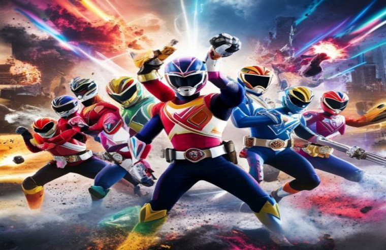 Power Rangers AI Wallpaper