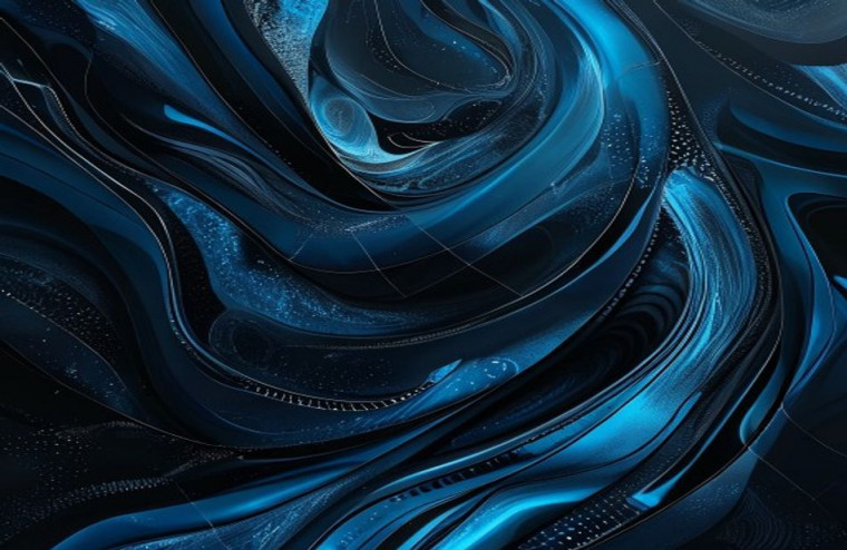 Abstract Dark AI Wallpaper