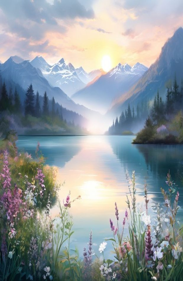 Beautiful Screen AI Wallpaper