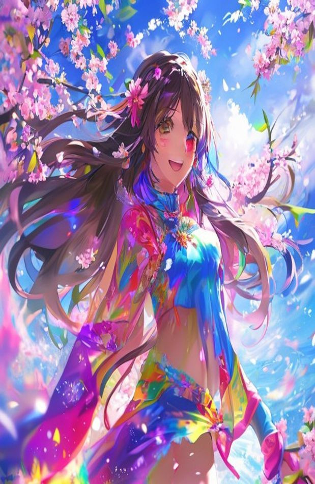 Anime Girl AI Wallpaper