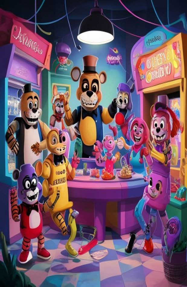 Cute Fnaf AI Wallpaper
