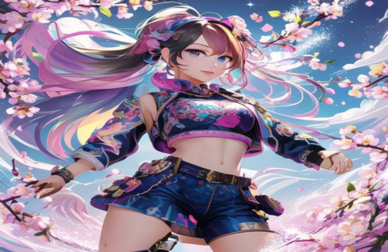 Anime Girl AI Wallpaper