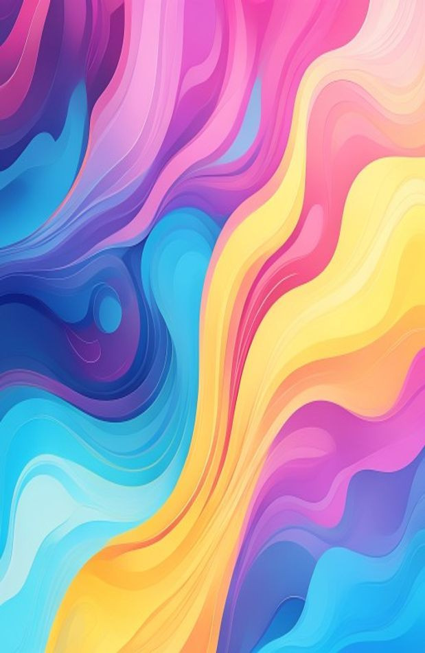 Abstract Color AI Wallpaper