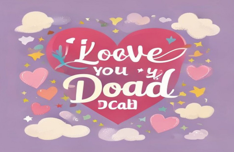 I Love You Dad AI Wallpaper