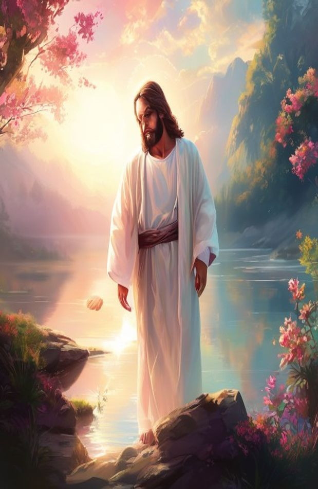 HD Jesus AI Wallpaper