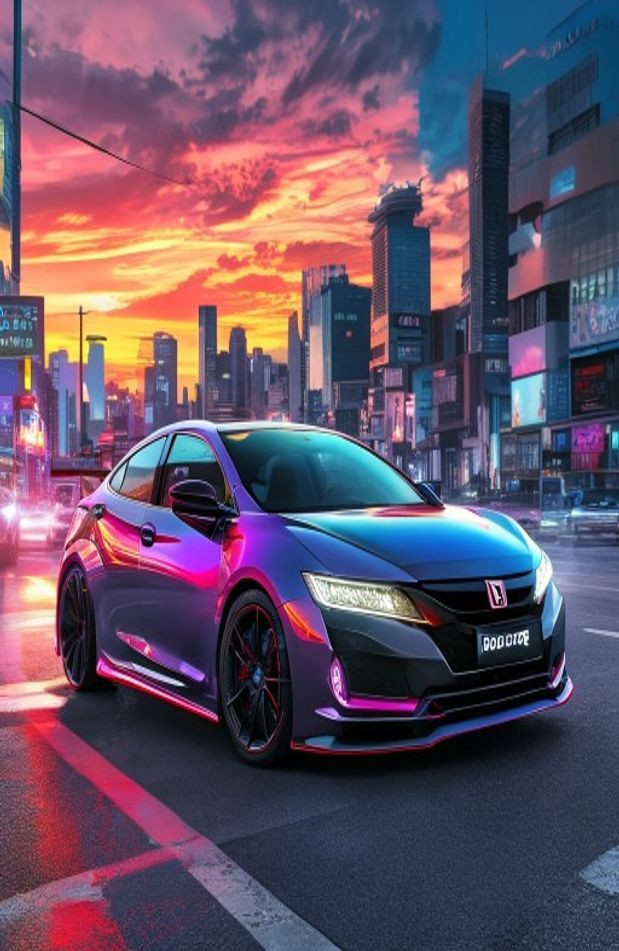 Honda Civic AI Wallpaper