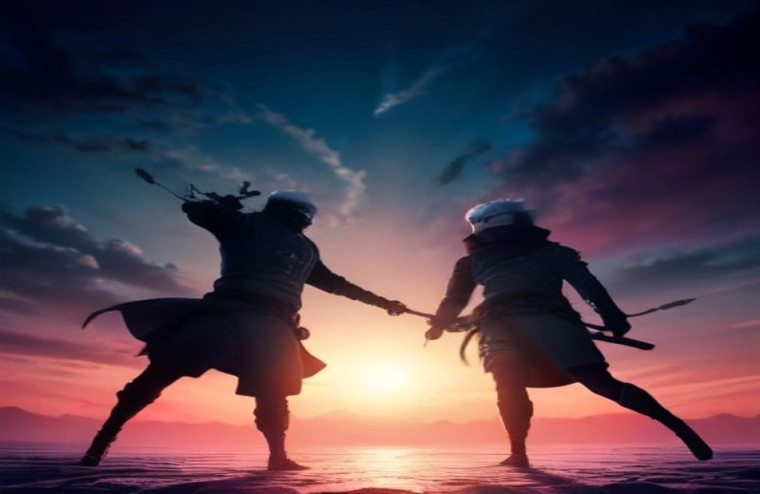 Kakashi And Obito AI Wallpaper