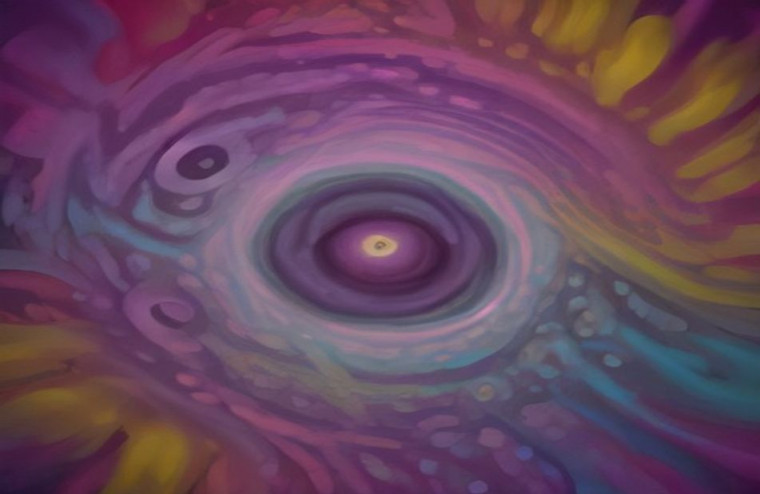 Trippy Face AI Wallpaper