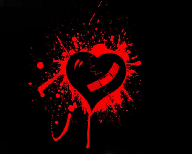 Free download Bloddy Heart HD Wallpapers HD Backgrounds [1600x900] for ...
