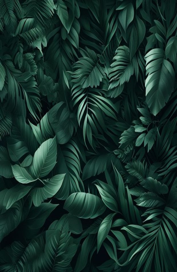 Dark Green AI Wallpaper HD