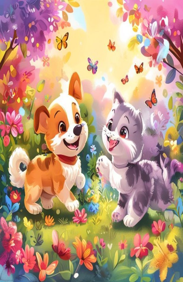 Cute Bff AI Wallpaper