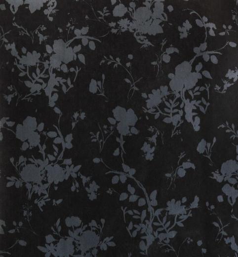 [35+] Dark Grey Floral Wallpaper on WallpaperSafari