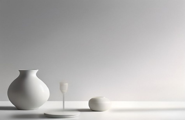 Plain White AI Wallpaper HD