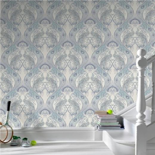 Free download Large Scrolling Leaf Wallpaper by Graham and Brown [600x600] for your Desktop