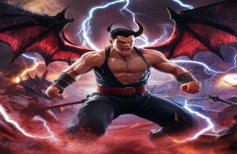 Tekken Devil Jin AI Wallpaper