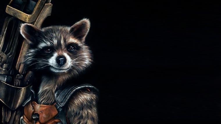 Rocket raccoon обои