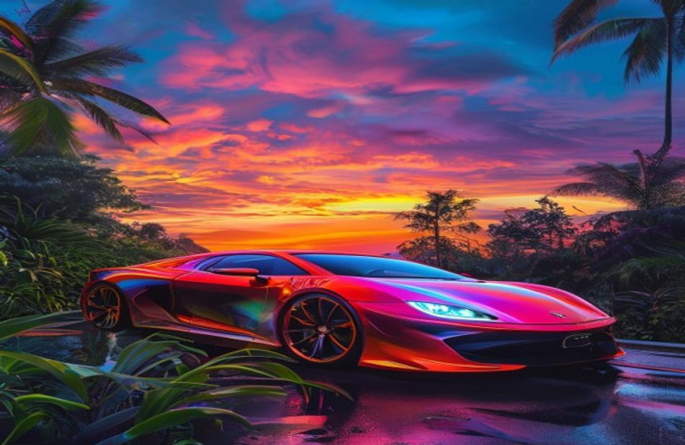 Exotic Car AI Background