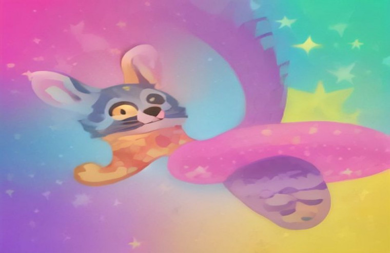 Lisa Frank AI Wallpaper