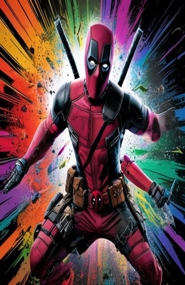 Deadpool AI Wallpaper
