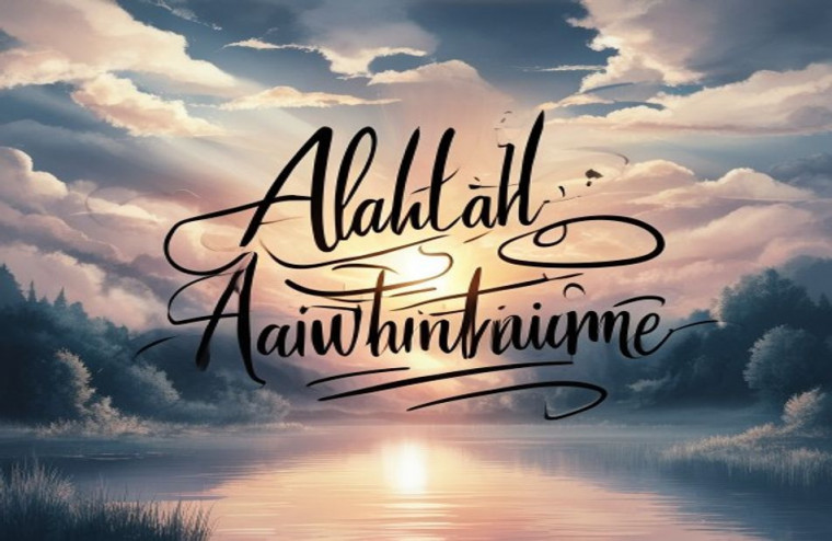 Allah Is Watching Me AI Wallpaper