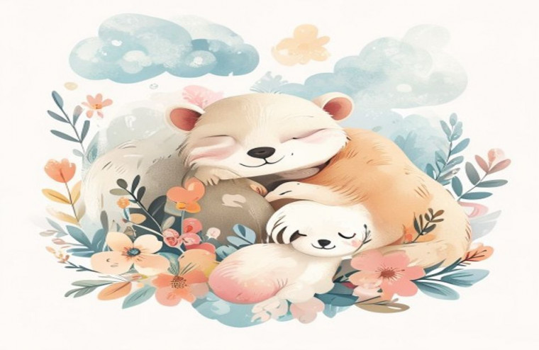 Simple Cute AI Wallpaper