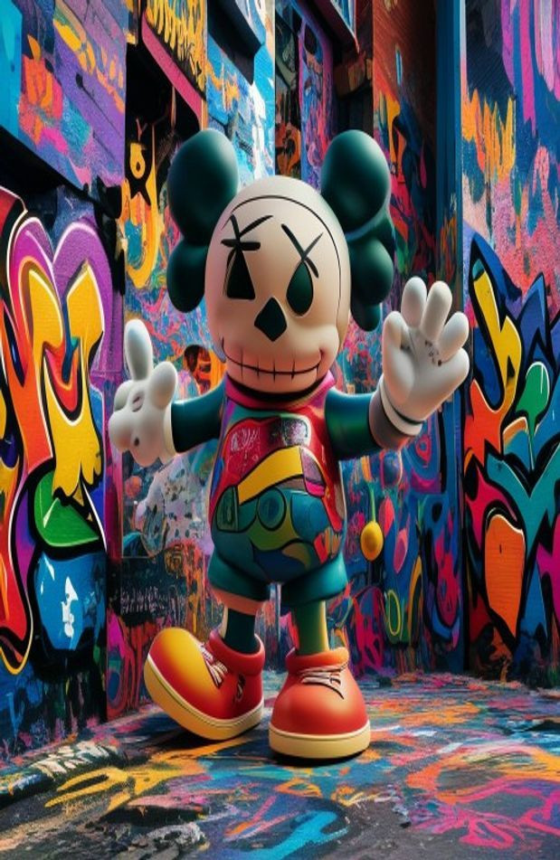 Kaws HD AI Wallpaper