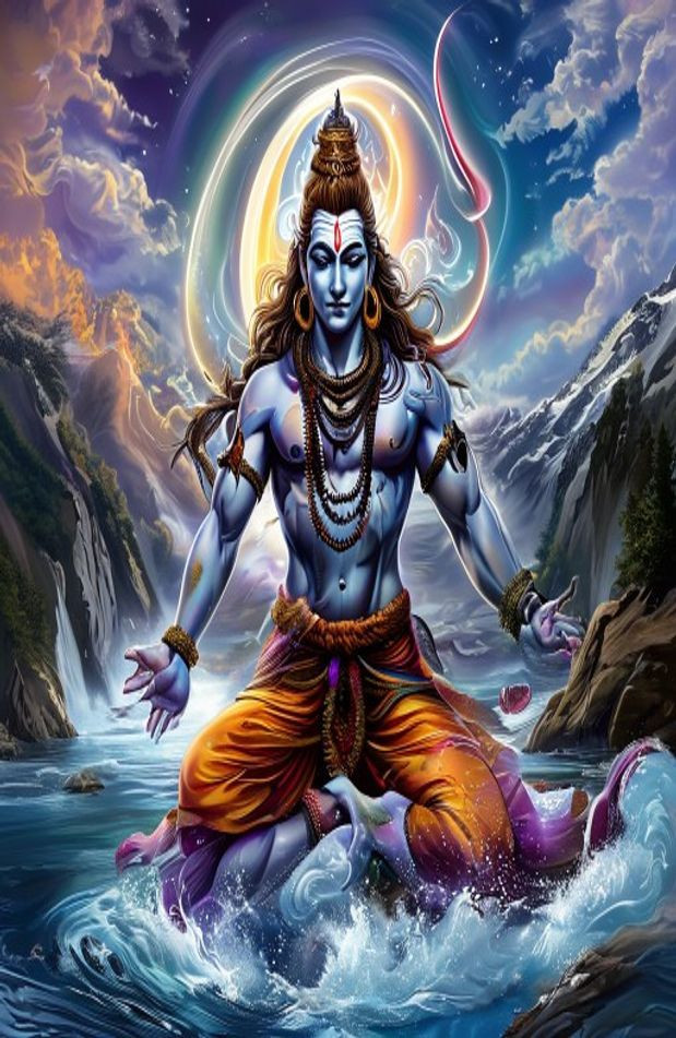 Lord Shiva HD AI Wallpaper