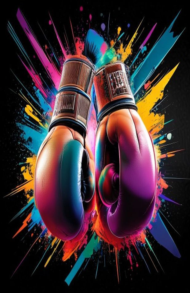 Boxing Gloves AI Wallpaper