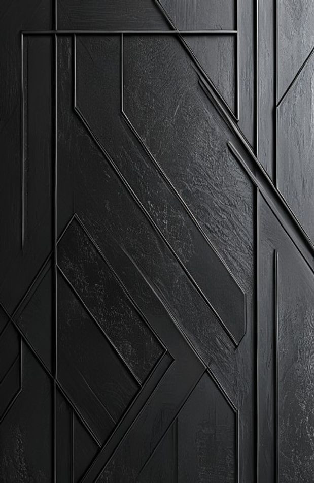 Black Steel AI Wallpaper