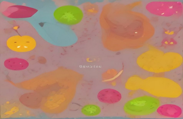Cartoon Food AI Wallpaper