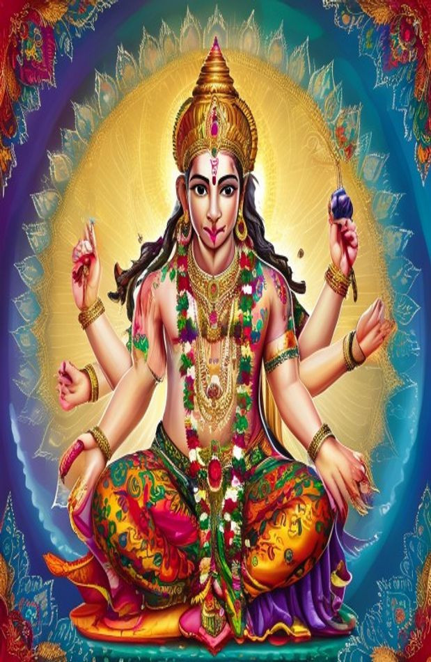 Vinayagar Murugan AI Wallpaper
