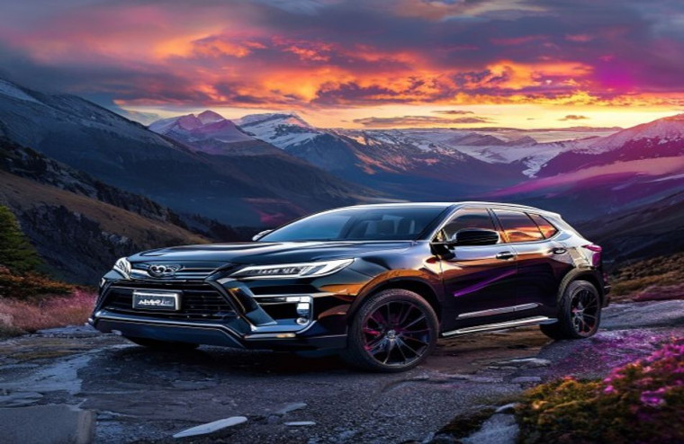 Black Fortuner AI Wallpaper