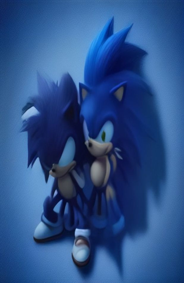 Sonic Shadow And Silver AI Wallpaper