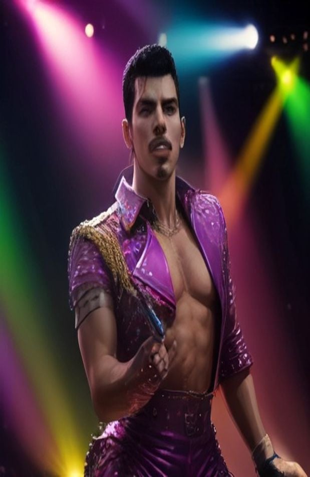 Freddie Mercury AI Wallpaper