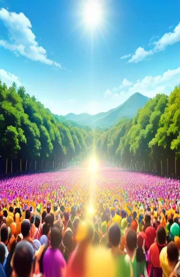 Happiness HD AI Wallpaper