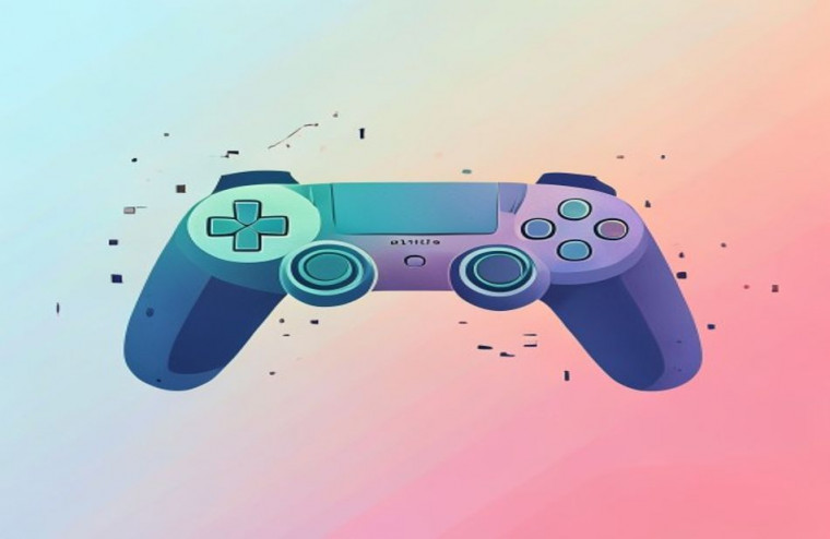 Minimalist Gaming AI Wallpaper