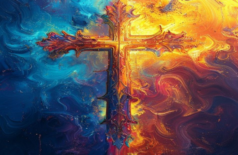 HD Cross AI Wallpaper