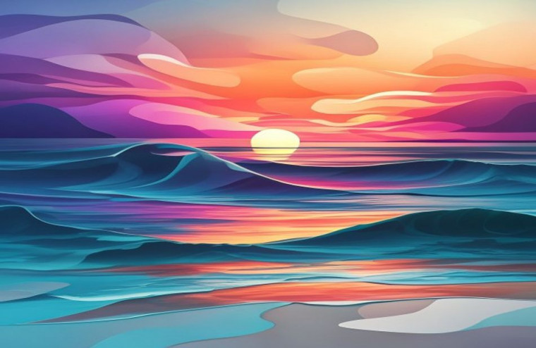 Curved Screen AI Wallpaper