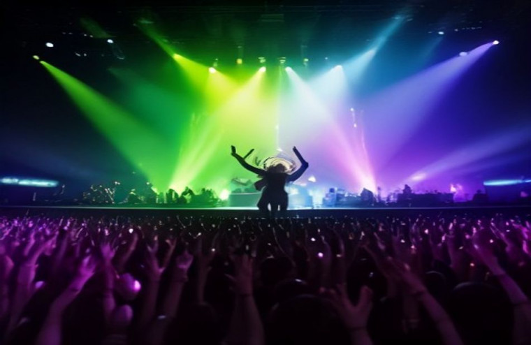Rock Concert AI Wallpaper
