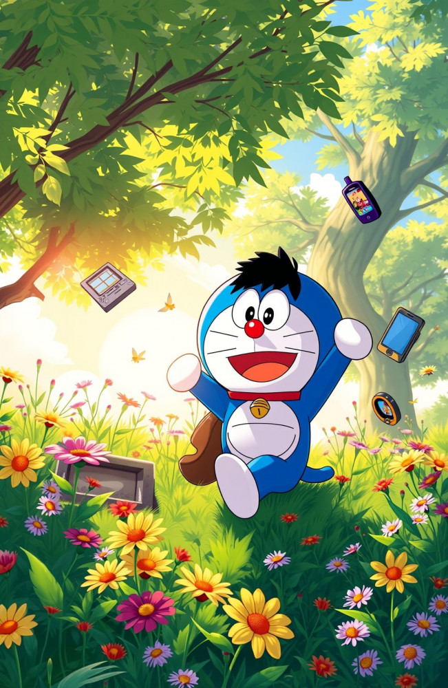 Nobita HD AI Wallpaper