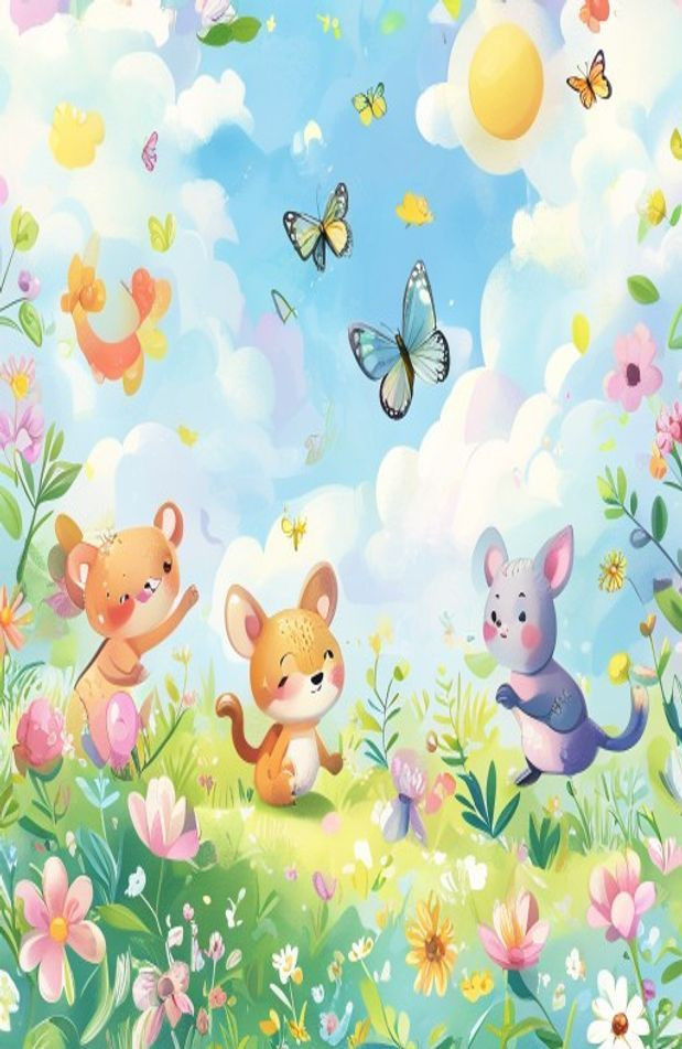 Simple Cute AI Wallpaper