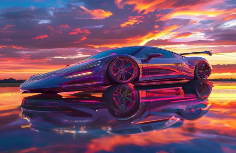 Sick Car AI Wallpaper
